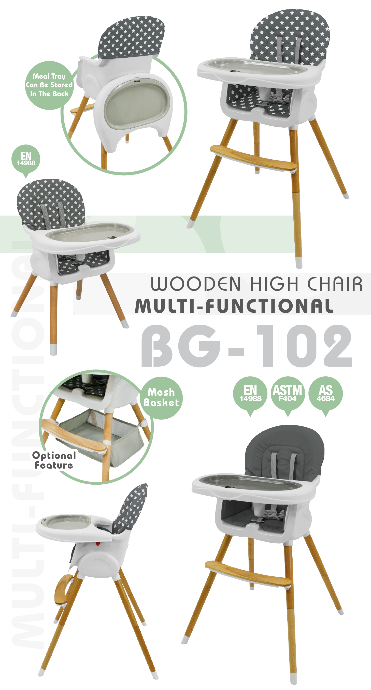 High Chair/BG102JIN SUN GEE PLASTICS CO., LTD. (Babygee)